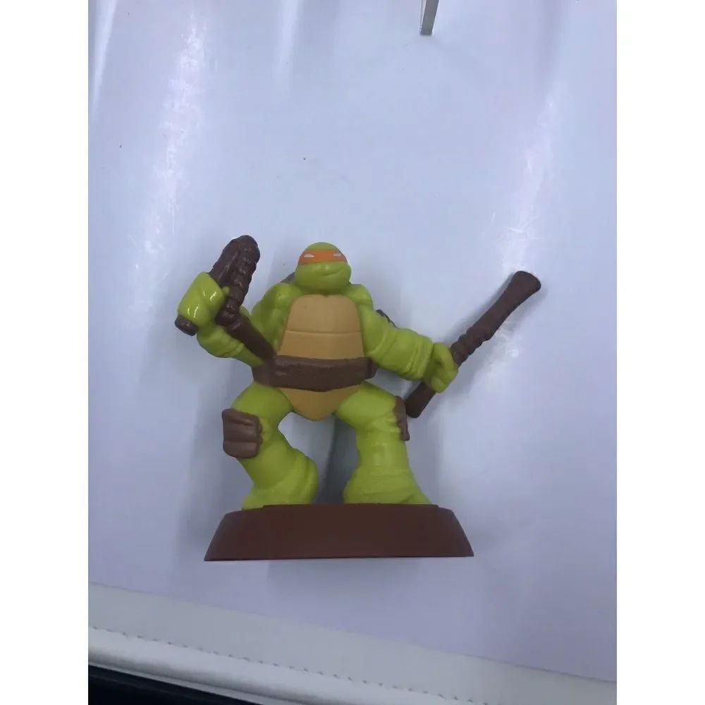 2012 Teenage Mutant Ninja Turtles McDonald's Figure - Michelangelo - Spin Action
